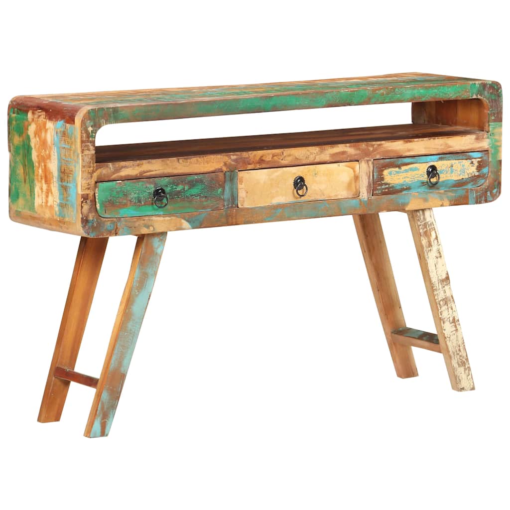 Sideboard 120x30x75 cm Solid Reclaimed Wood