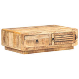 Coffee Table 90x60x29 cm Rough Mango Wood - Extra Image