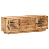 TV Cabinet 120x30x40 cm Rough Mango Wood - Extra Image