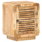 Bedside Cabinet 40x30x50 cm Rough Mango Wood