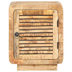 Bedside Cabinet 40x30x50 cm Rough Mango Wood