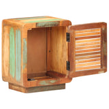 Bedside Cabinet 40x30x50 cm Solid Reclaimed Wood - Front View