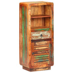 Highboard 45x32x110 cm Solid Reclaimed Wood