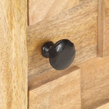 Bedside Cabinet 40x30x45 cm Solid Mango Wood - Rear View