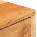Sideboard 110x30x75 cm Solid Acacia Wood - 45-Degree Angle