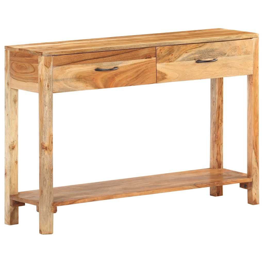 Sideboard 110x30x75 cm Solid Acacia Wood