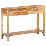 Sideboard 110x30x75 cm Solid Acacia Wood - Extra Image