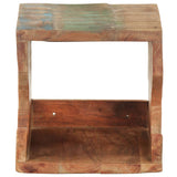 Wall Mounted Bicycle Rack 35x25x25 cm Solid Reclaimed Wood - Front View