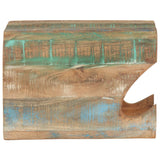 Wall Mounted Bicycle Rack 35x25x25 cm Solid Reclaimed Wood - Side View