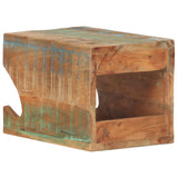 Wall Mounted Bicycle Rack 35x25x25 cm Solid Reclaimed Wood - Top-Down View