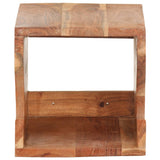 Wall Mounted Bicycle Rack 35x25x25 cm Solid Acacia Wood - Front View