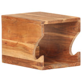 Wall Mounted Bicycle Rack 35x25x25 cm Solid Acacia Wood - Extra Image