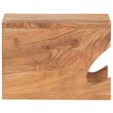Wall Mounted Bicycle Rack 35x25x25 cm Solid Acacia Wood - Side View