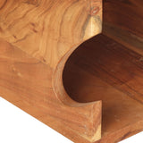 Wall Mounted Bicycle Rack 35x25x25 cm Solid Acacia Wood - Rear View
