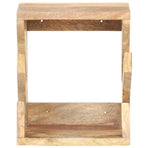 Wall Mounted Skateboard Holder 25x20x30 cm Solid Mango Wood