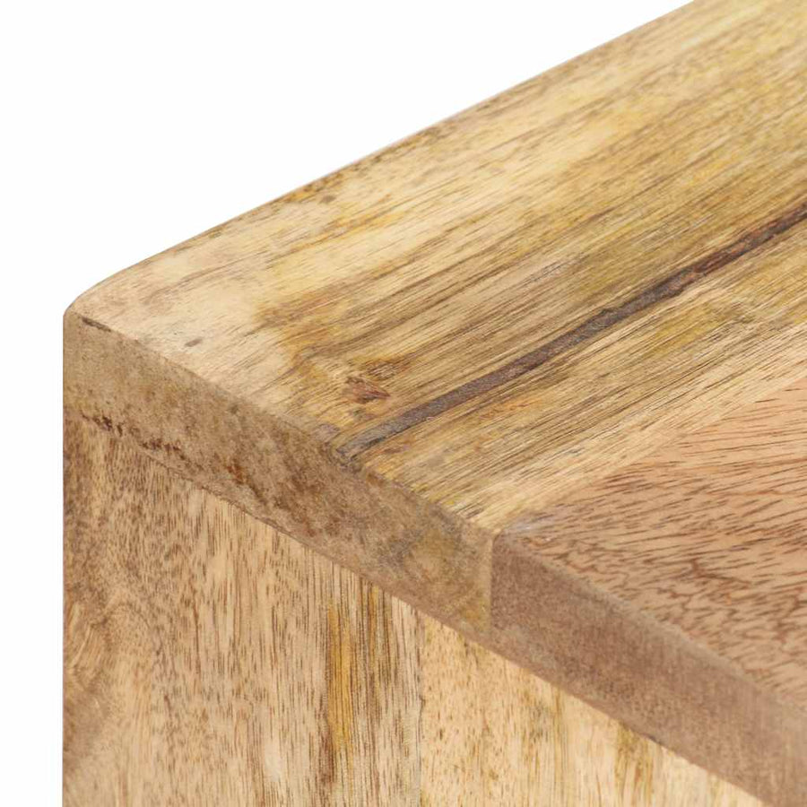 Wall Mounted Skateboard Holder 25x20x30 cm Solid Mango Wood