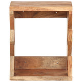 Wall Mounted Skateboard Holder 25x20x30 cm Solid Acacia Wood