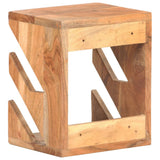 Wall Mounted Skateboard Holder 25x20x30 cm Solid Acacia Wood - Top-Down View