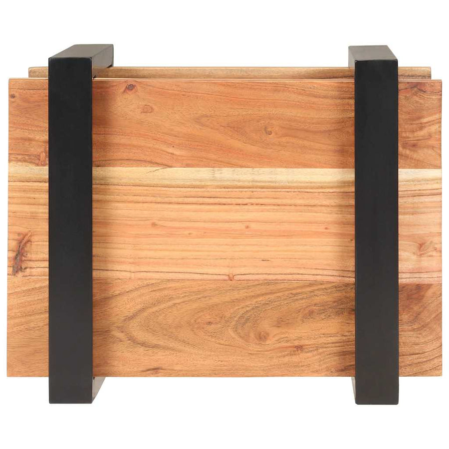 Bedside Cabinet 50x40x40 cm Solid Acacia Wood