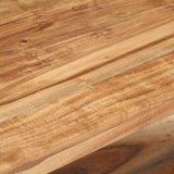 TV Cabinet 90x40x40 cm Solid Acacia Wood - Rear View