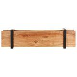 TV Cabinet 160x40x40 cm Solid Acacia Wood - Side View