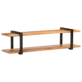 TV Cabinet 160x40x40 cm Solid Acacia Wood - Low Angle