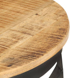Coffee Table ?8x43 cm Rough Mango Wood - 45-Degree Angle