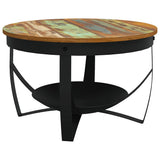Coffee Table ?8x43 cm Solid Reclaimed Wood - Front View