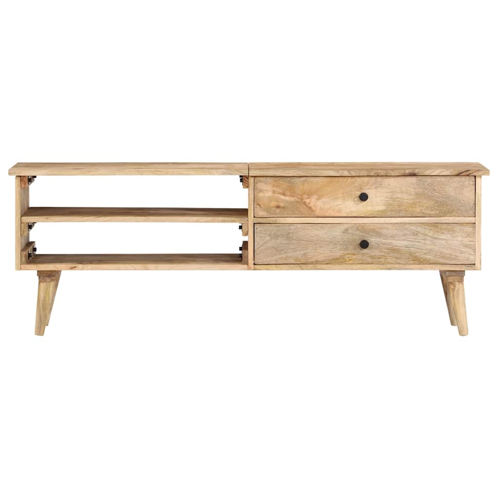 TV Cabinet 140x30x50 cm Solid Mango Wood