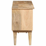 TV Cabinet 140x30x50 cm Solid Mango Wood