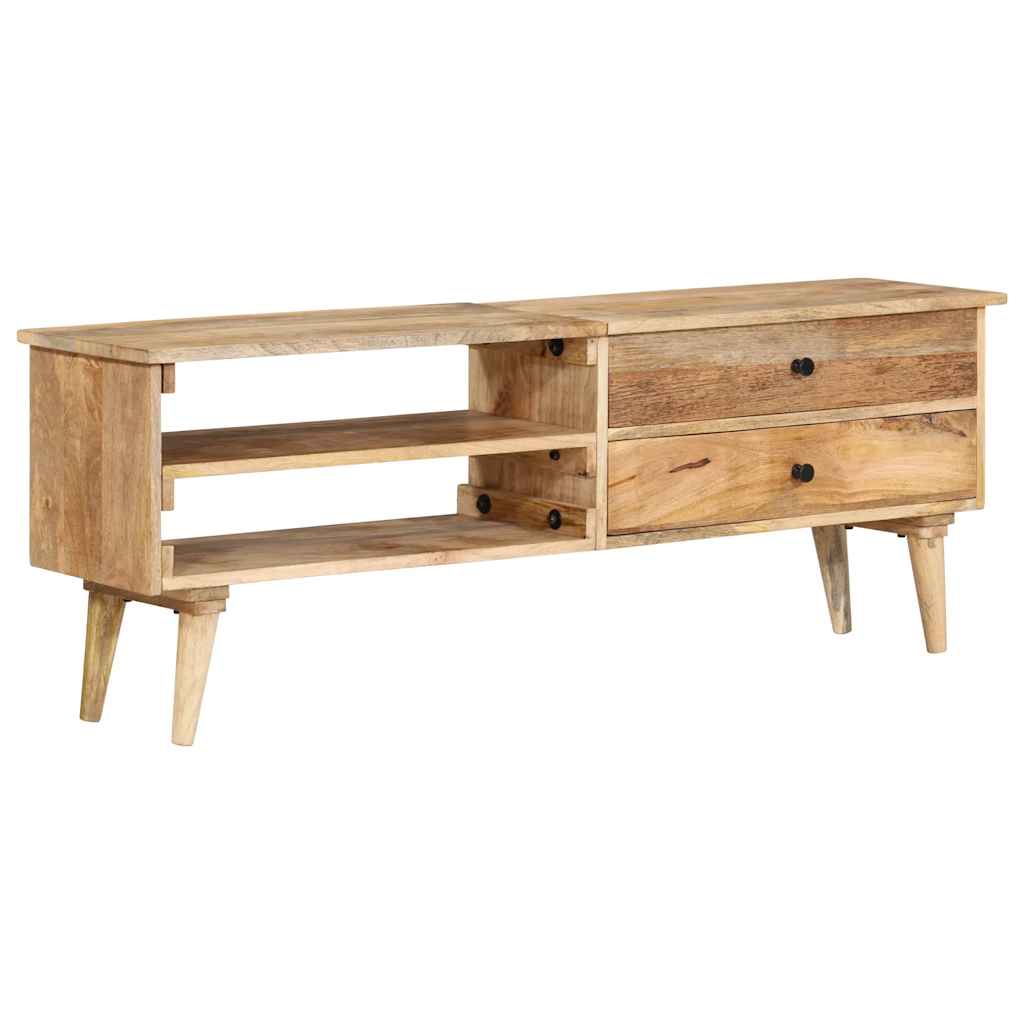 TV Cabinet 140x30x50 cm Solid Mango Wood