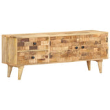 TV Cabinet 120x30x45 cm Solid Mango Wood - Extra Image