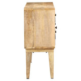 Sideboard 120x30x70 cm Solid Mango Wood - Top-Down View