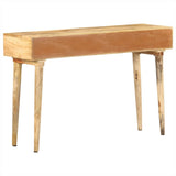 Console Table 115x35x76 cm Solid Mango Wood - 45-Degree Angle