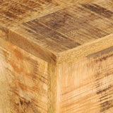Plant Stands 2 pcs Solid Mango Wood - Close-Up Angle