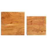 Plant Stands 2 pcs Solid Acacia Wood - 45-Degree Angle