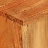 Plant Stands 2 pcs Solid Acacia Wood - Close-Up Angle