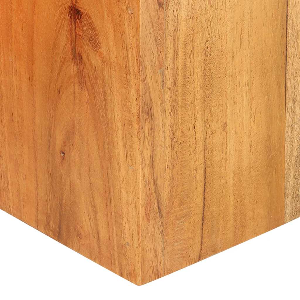 Plant Stands 2 pcs Solid Acacia Wood