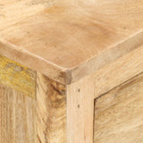 Bedside Cabinet 45x35x60 cm Solid Mango Wood - Rear View