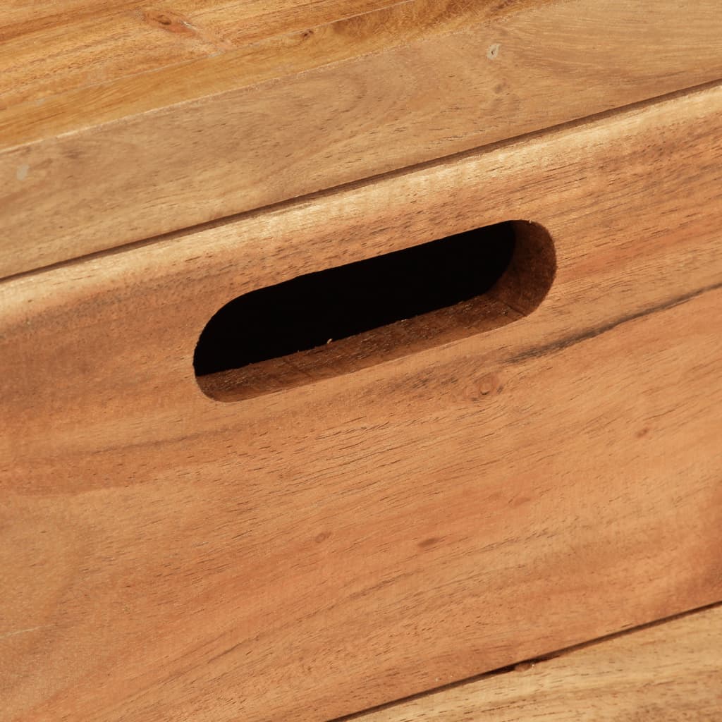 TV Stand (118-195)x30x40 cm Solid Acacia Wood