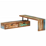 TV Stand (118-195)x30x40 cm Solid Reclaimed Wood
