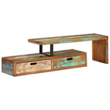 TV Stand (118-195)x30x40 cm Solid Reclaimed Wood