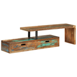 TV Stand (118-195)x30x40 cm Solid Reclaimed Wood