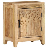 Bedside Cabinet 40x30x50 cm Solid Mango Wood - Extra Image