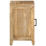 Bedside Cabinet 40x30x50 cm Solid Mango Wood - Side View
