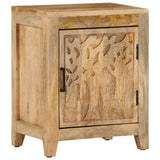 Bedside Cabinet 40x30x50 cm Solid Mango Wood - Low Angle