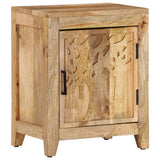 Bedside Cabinet 40x30x50 cm Solid Mango Wood - Extra Image