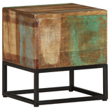 Side Table 30x30x33 cm Solid Reclaimed Wood