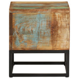 Side Table 30x30x33 cm Solid Reclaimed Wood