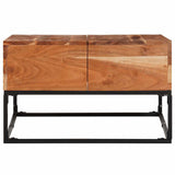 Coffee Table 68x68x41 cm Solid Acacia Wood - 45-Degree Angle